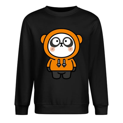 Front Patterned Long Sleeve TopSimple SoftTouch