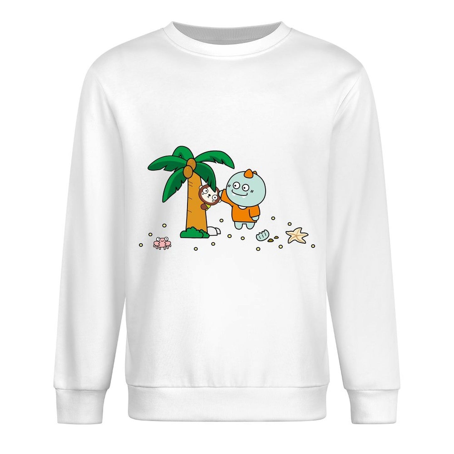 Front Patterned Long Sleeve TopEdition Relaxed