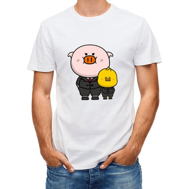 Vibrant Colors Classic Front Graphic T-shirt