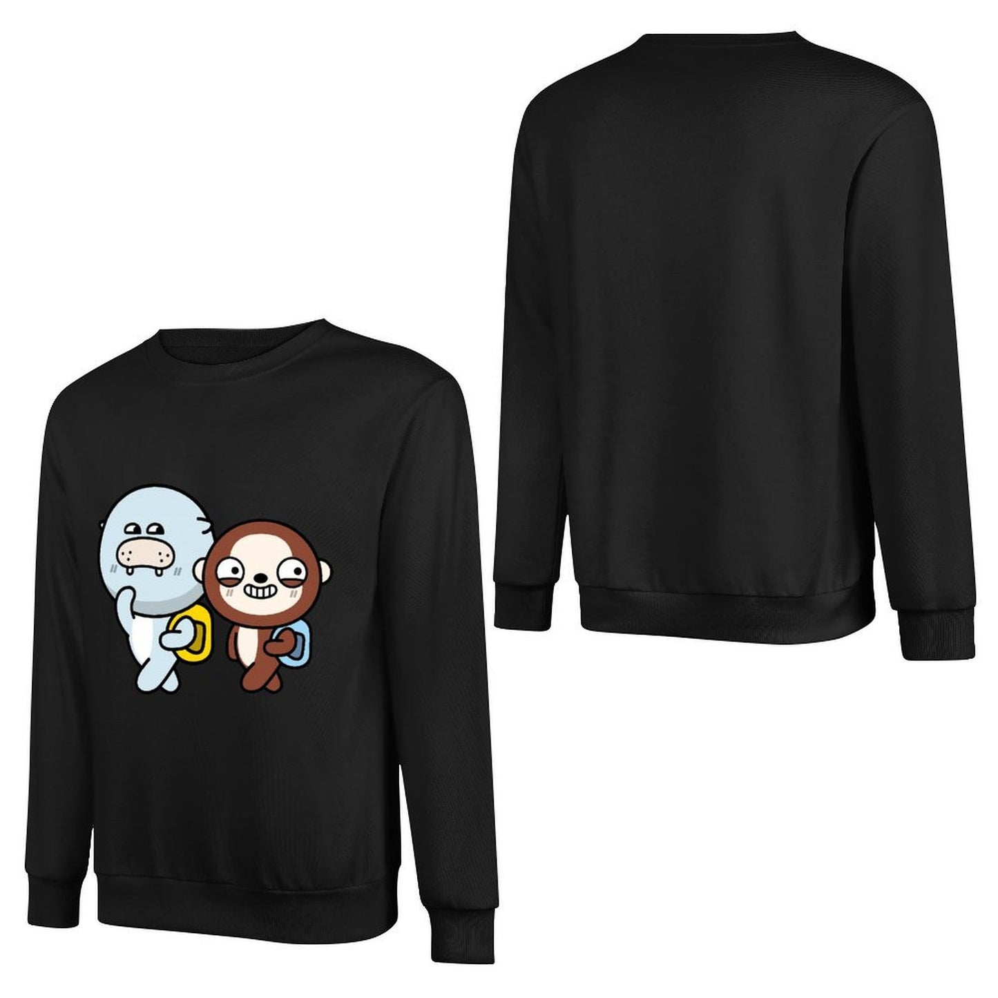 Front Patterned Long Sleeve TopClassicLine On-Demand