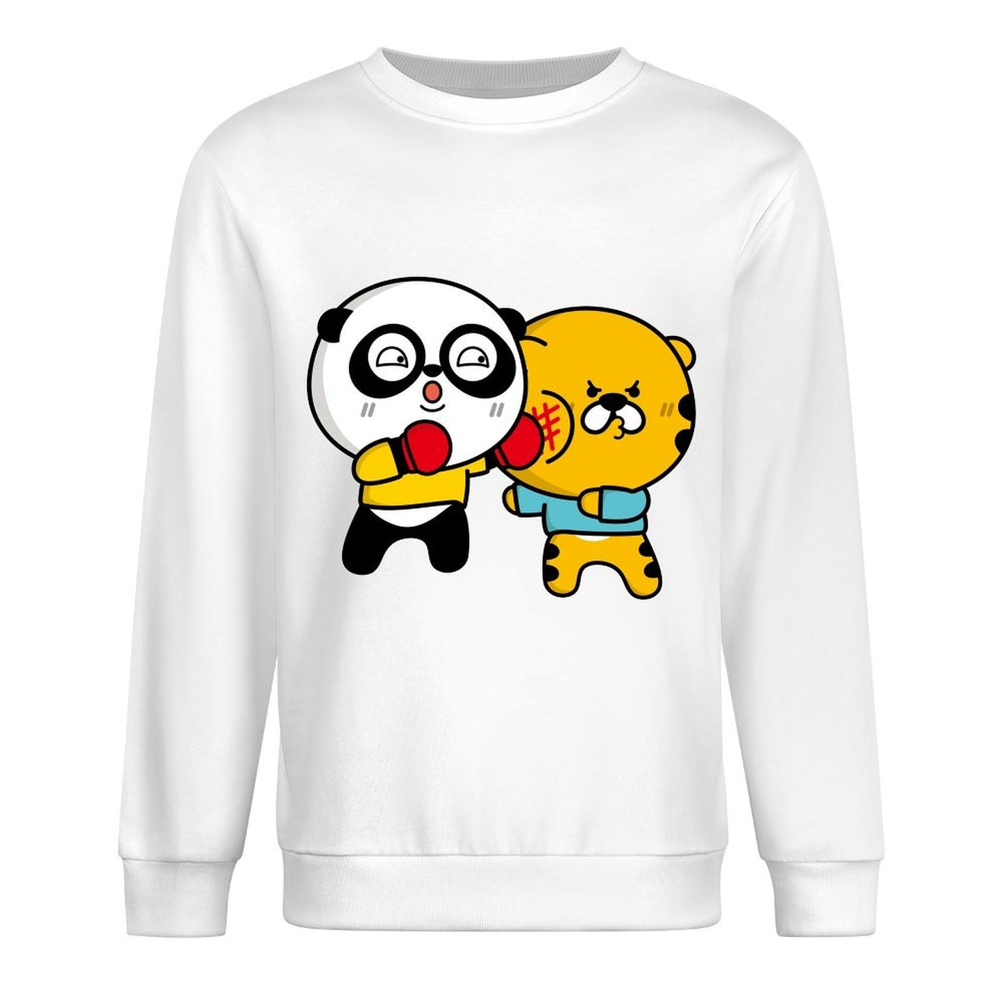 Front Patterned Long Sleeve TopMinimalist CleanCut