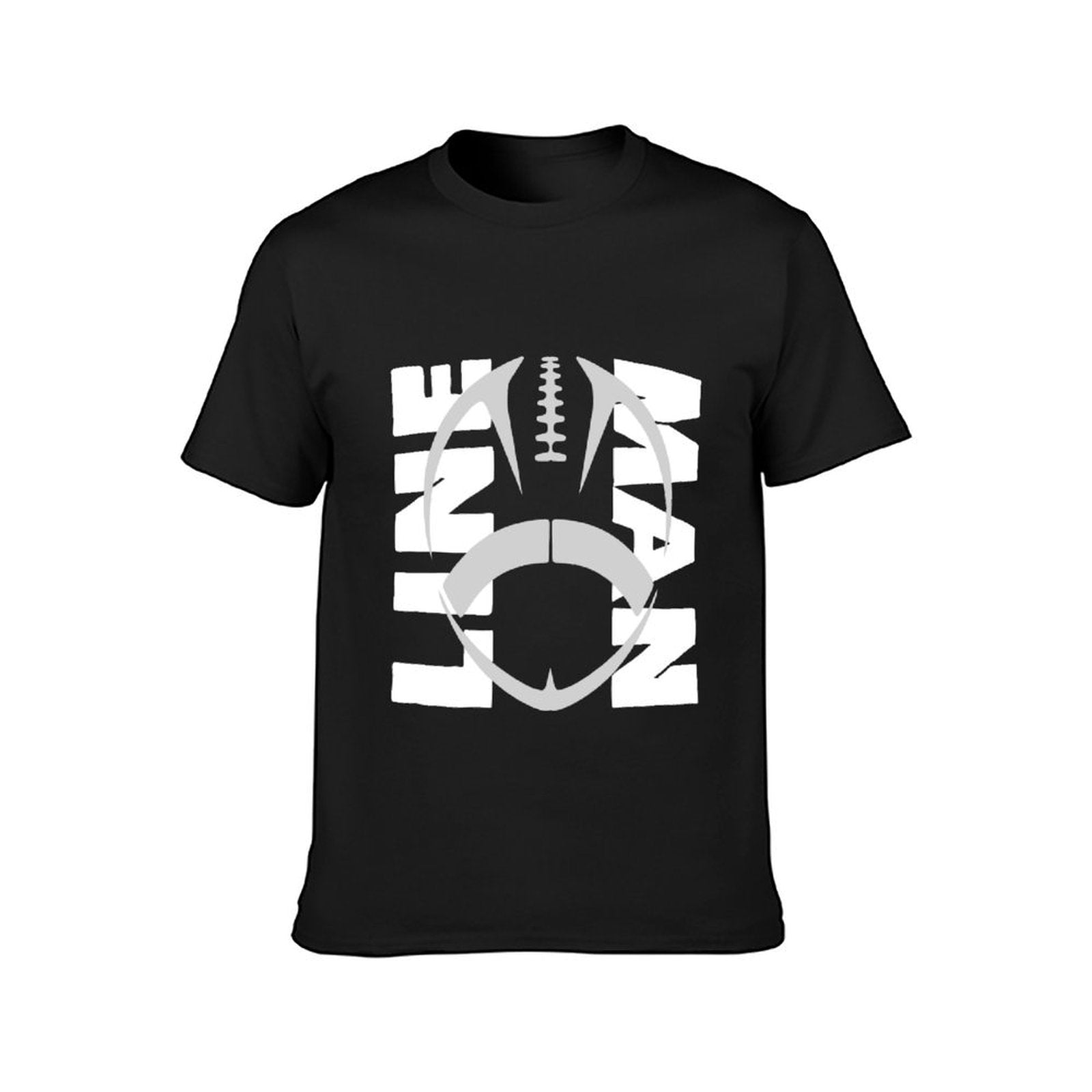 Inkmay Casual Cotton T-shirt Abstract Geometric Design With Symmetry Elements Unisex T-shirtLifestyle Comfort T-Shirt